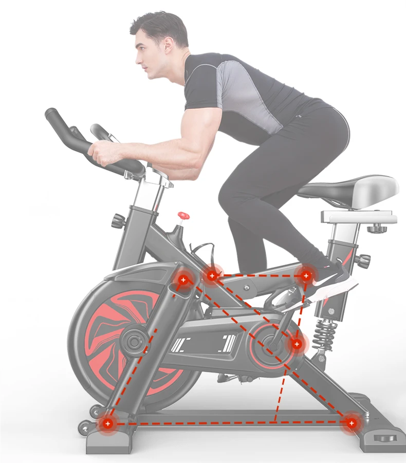 Спортивный фитнес с бесплатным регулируемым сопротивлением, оптовая продажа, дешевый велосипед для спиннинга