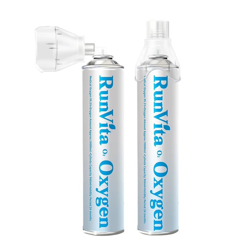 Union Future Runvita  Medical Physical spray  High purity Oxygen inhaler 10L canned oxygen portable respirator