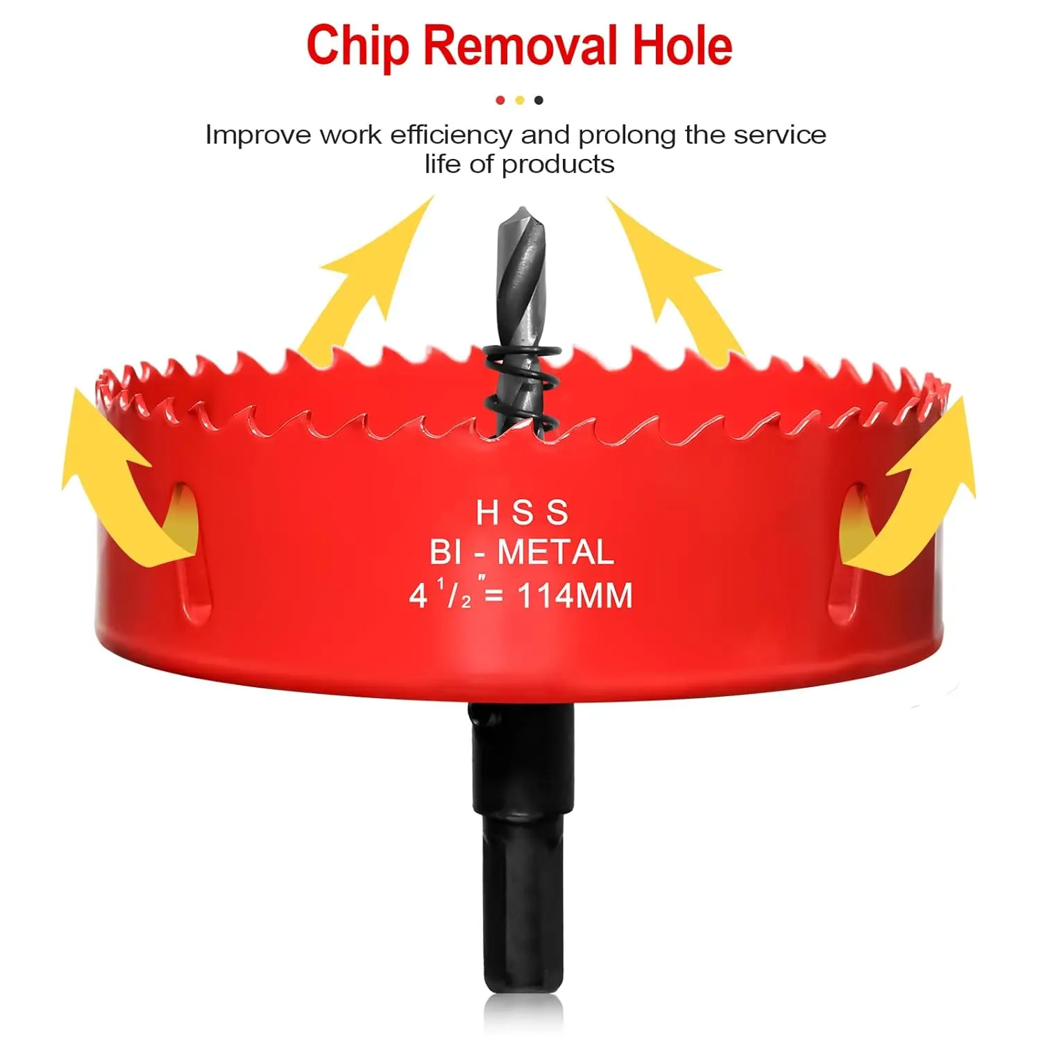Bi Metal Hole Saw HSS Teeth Removeable Shank Bi Metal Hole Saw For Metal Wood PVC