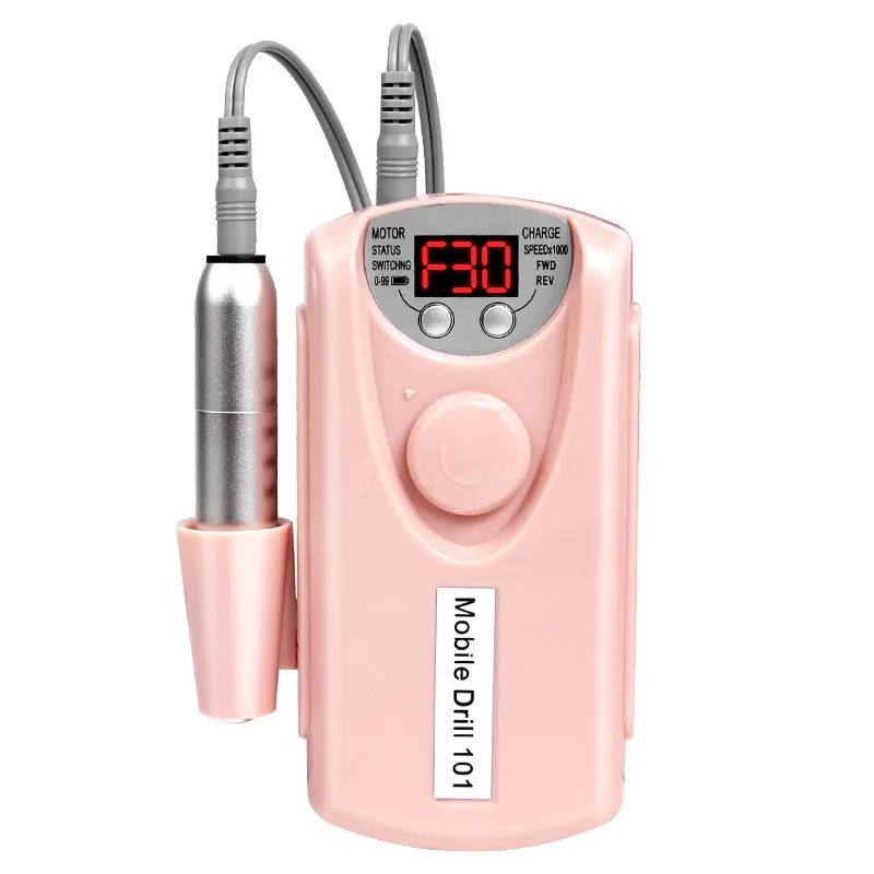 20W Electric Nail Drill Machine 30000 RPM E Files with Drill Bits Sanding Bands