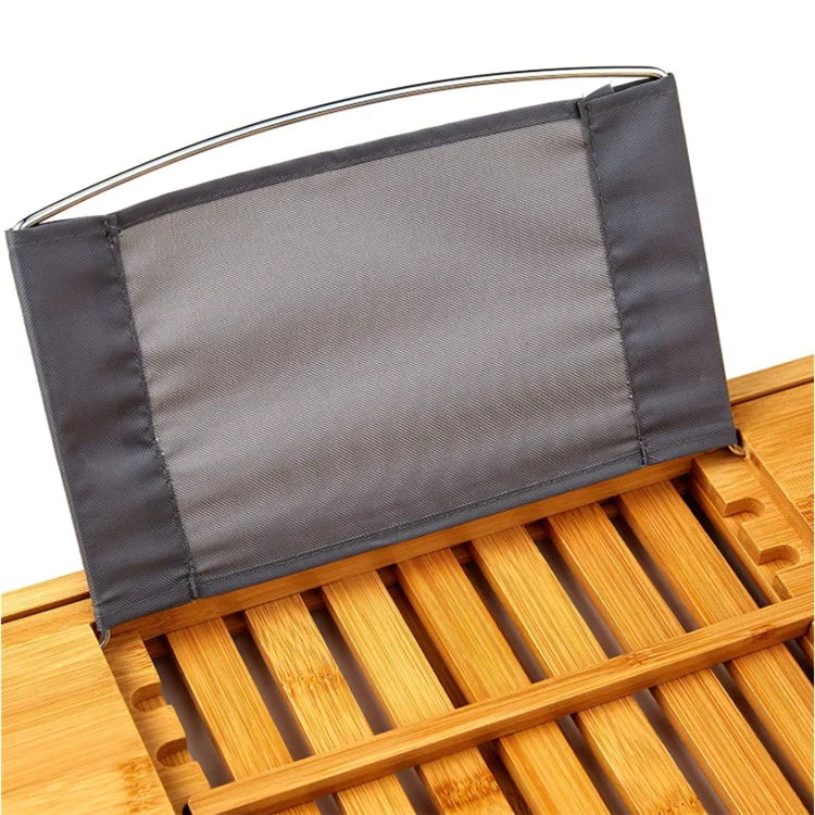 Housewarming Christmas Gift Bathtub Accessories  Bath Caddy Bamboo Bathtub Tray