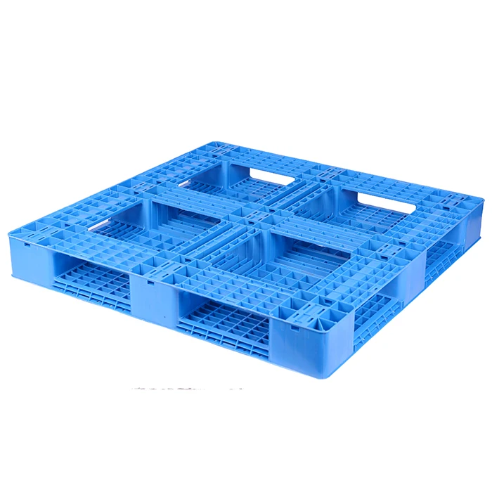 Heavy duty 48x40 industrial HDPE euro Logistics Pallets stackable plastic pallets 1200x1100 reinforcement  Double Faced Pallets