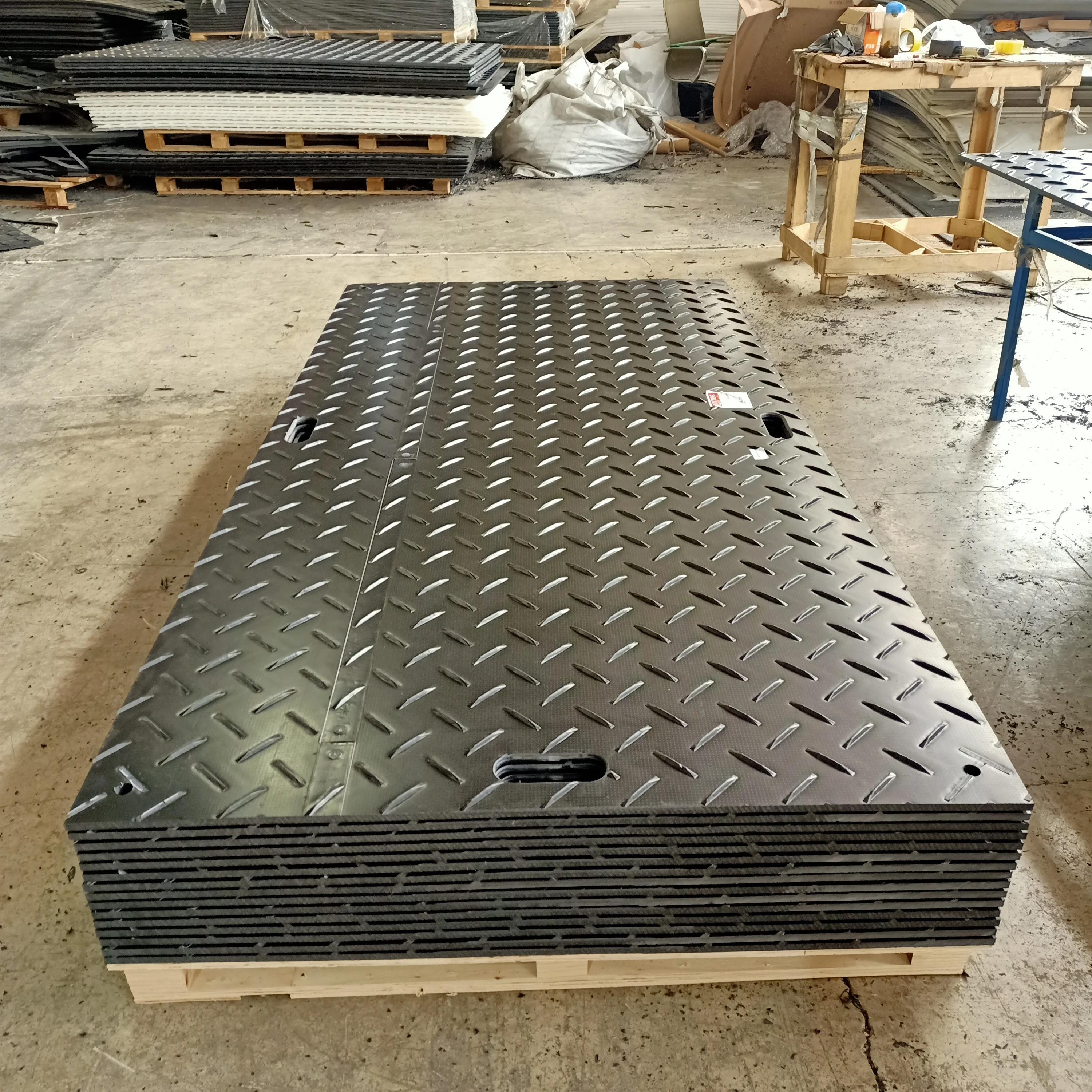 Temporary Portable Roadway Ground Protection Mats