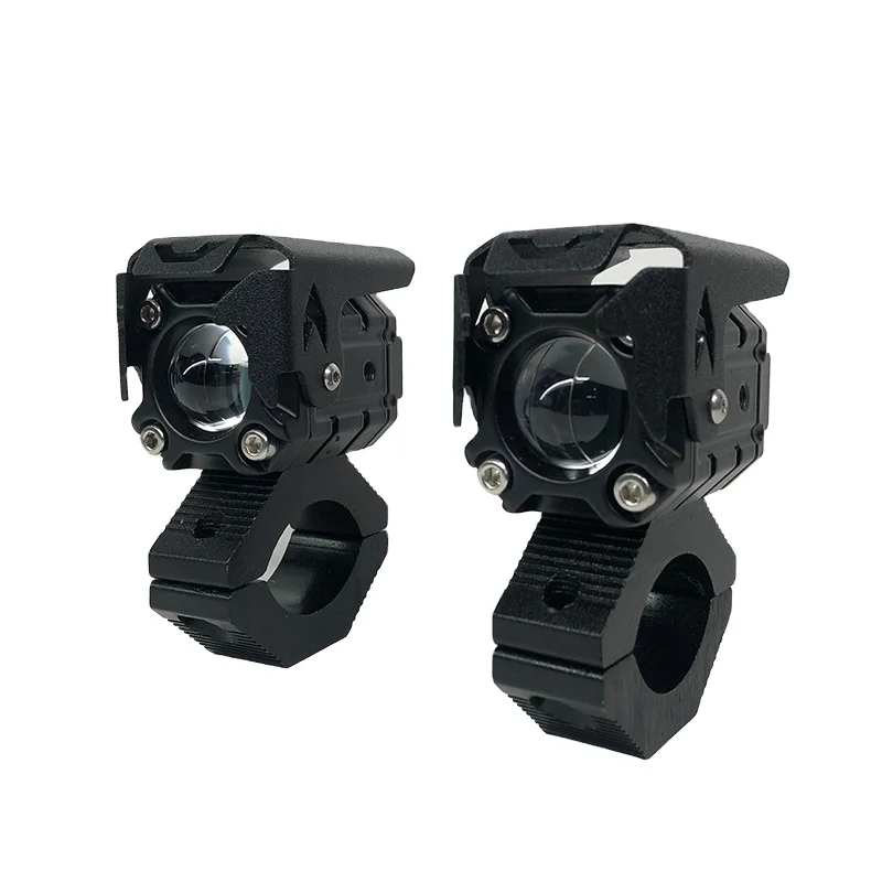 Motorcycle Auxiliary 12V Led Round Motorcycle Headlight Spot Light With Switch Flashing