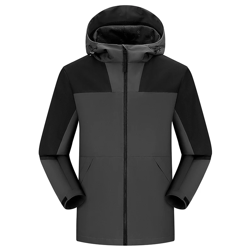 blank warm keep outdoor striped jacket custom logo waterproof windbreaker oversized jackets plus size jackets for men