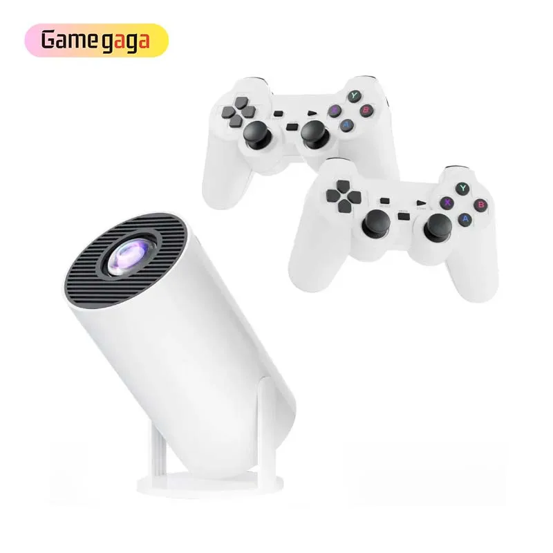 Ye M300 Max Game Projector 2 In 1 With Joystick 64GB Wifi  4K Output TV Smart Home Projector Video Game Console Android 11