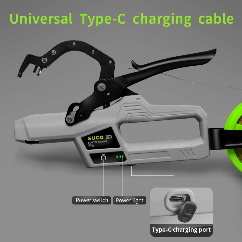 Automatic Tying Machine Binding Machine Rechargeable Lithium Battery Wireless Electric Binding Machine