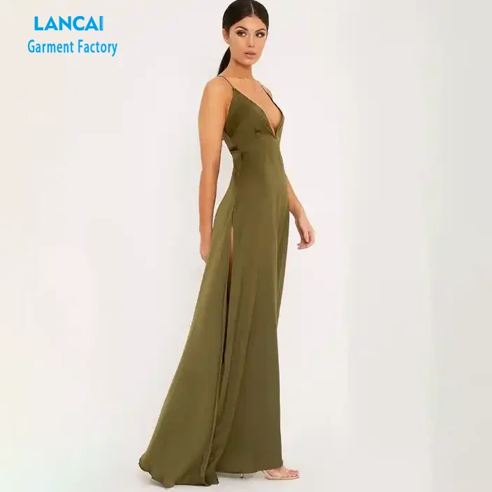 Custom Clothing Manufacturers Wholesale Latest Summer Sexy Dress Sleeveless Ladies Elegant Casual Dresses For Women