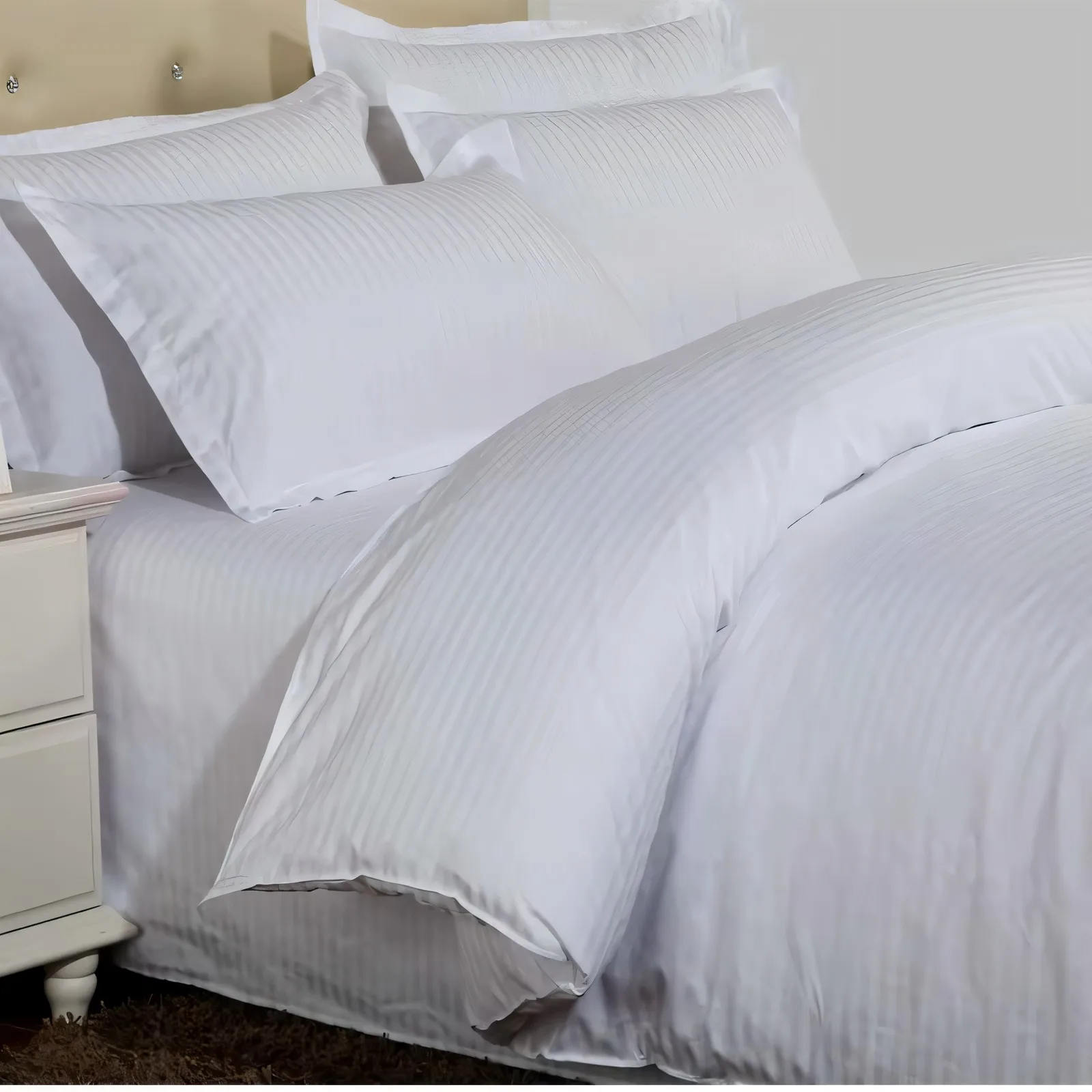 High quality Wholesale 100% Cotton Luxury 5 Star Hotel Bed Sheets Bedding Set