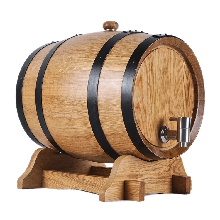 Factory 10 L wood Handcrafted Aging Whisky wine wooden Oak Barrel for wine