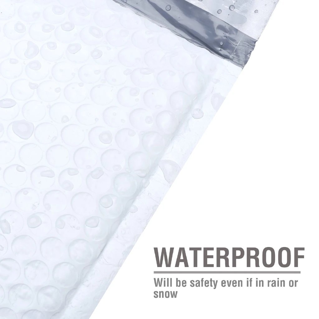 20PCS SET Pink Poly Bubble Bag Mailer Plastic Padded Envelope Shipping Bag Packaging