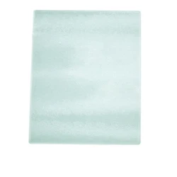 cheap price sublimation blank tempered glass cutting board with white coating 28x39cm