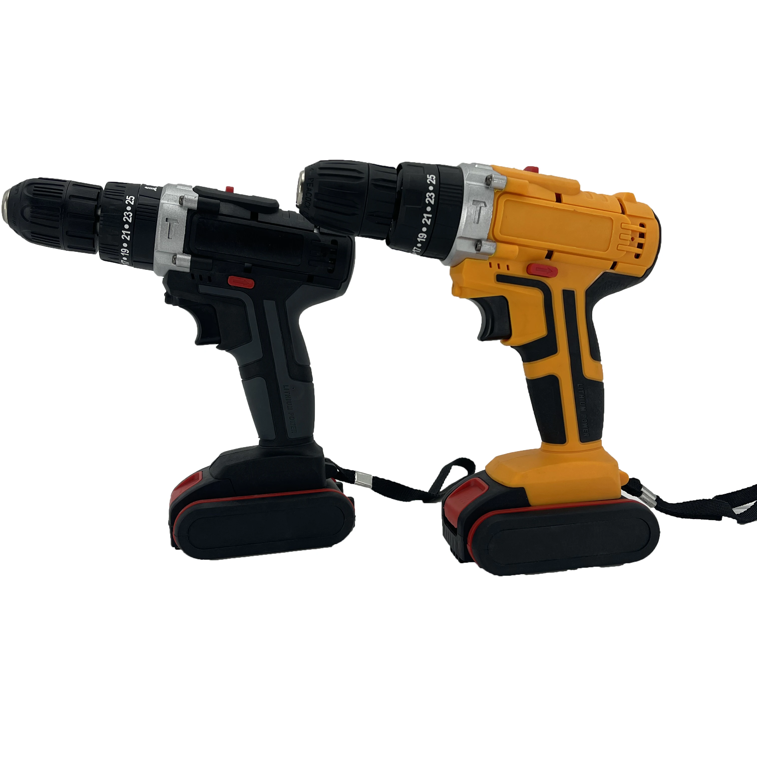 Оптовая продажа с фабрики бесщеточный мотор 2-х скоростная аккумуляторная ударная дрель функцией плавного пуска