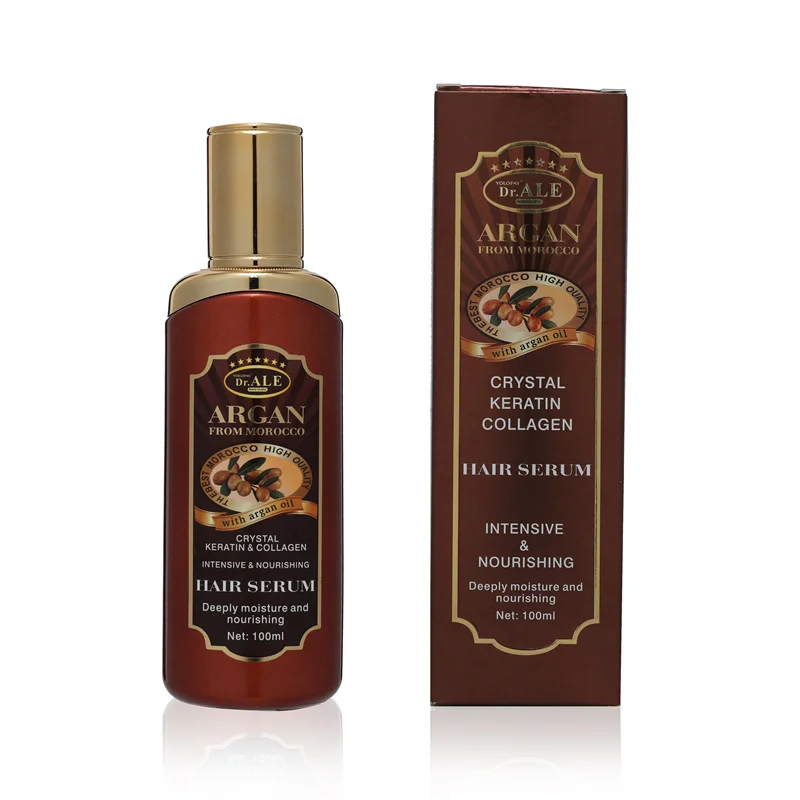 Attractive Price High Quality Crystal Keratin Collagen Hair Serum Intensive Nourishing Deeply Hair Essential Oil