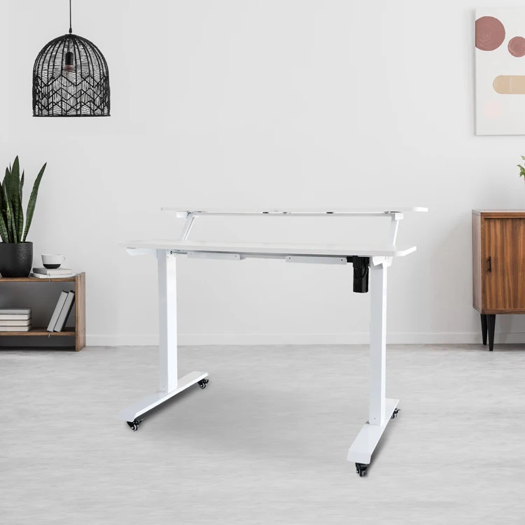 
Single Motors Sit To Stand Electric Height Adjustable Standing Desk 