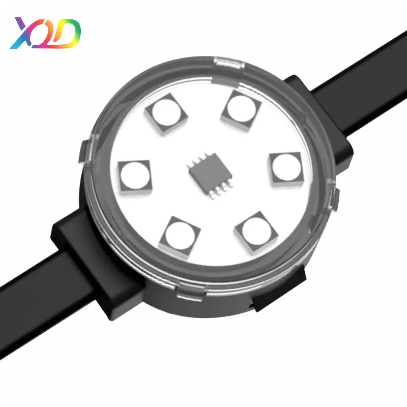 XQD Factory Custom DMX512 RGB RGBW Waterproof  LED Point Matrix Digital Pixel Light - Superior Outdoor Illumination Solution