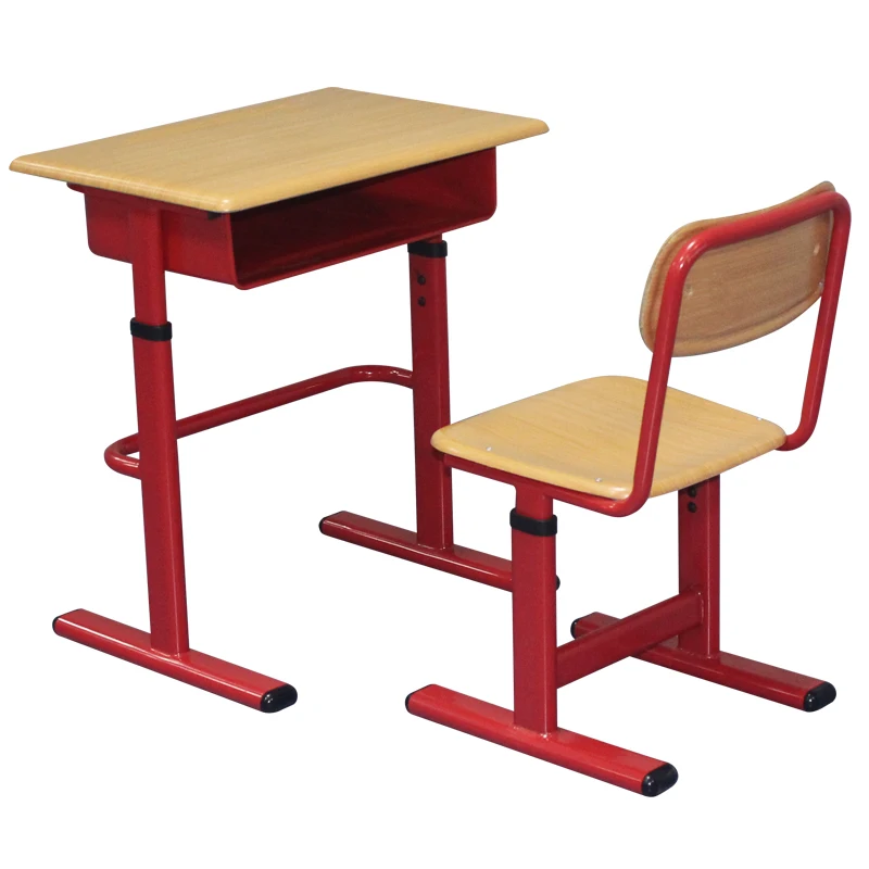 Cheap Price Adjustable Children Kids Reading Table Homework Study Table Chair