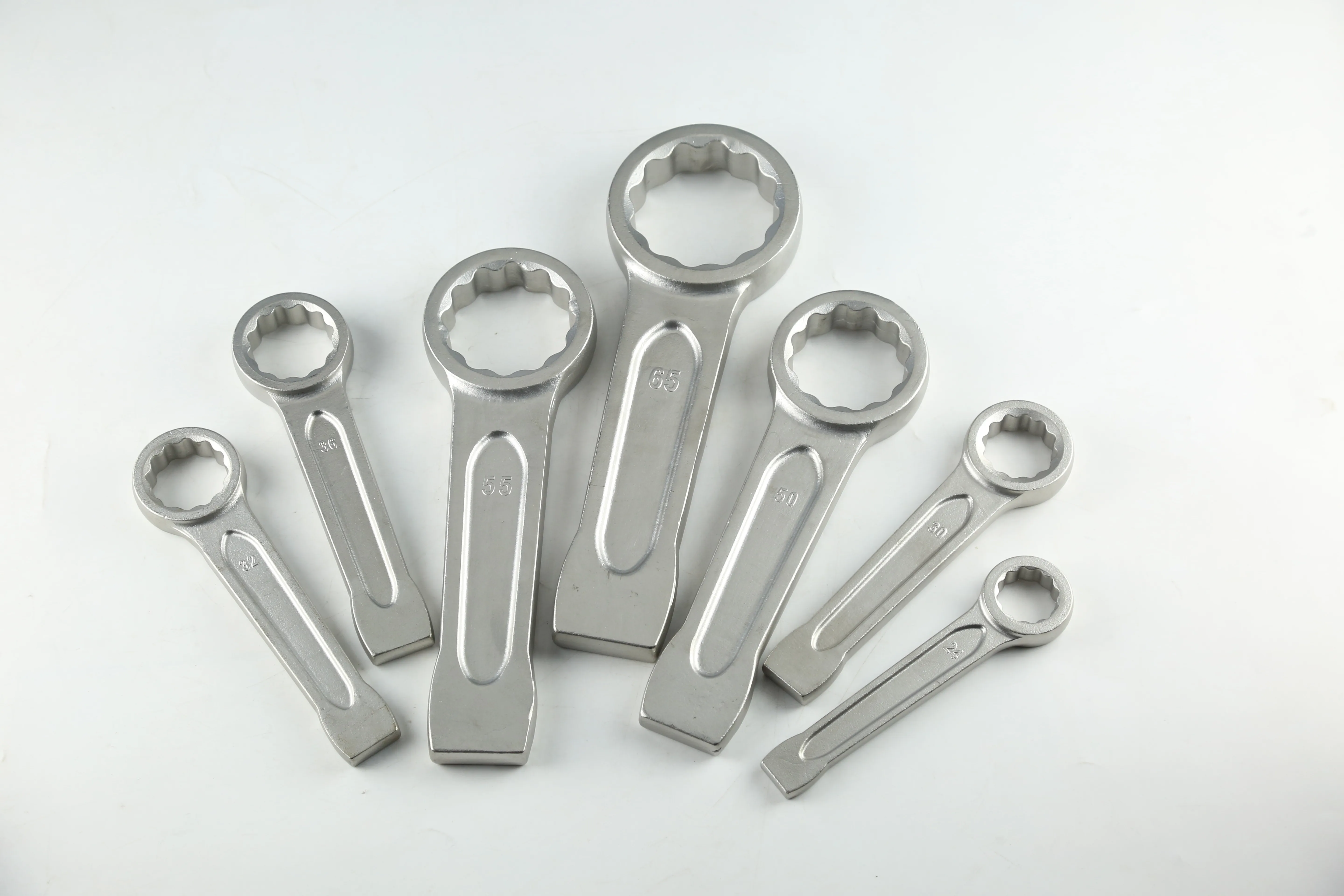304 stainless steel anti-corrosion Professional tools for chemical plant for food industry 36mm striking open end wrench