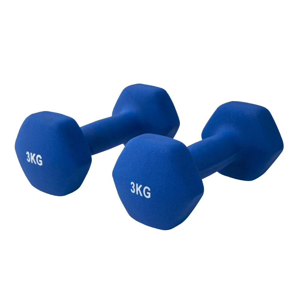 JLC Fitness Vinyl Coated Dumbbell Set Gym Equipment Dumbbells 1kg 10 Kg Women Fitness Center Dumbbells