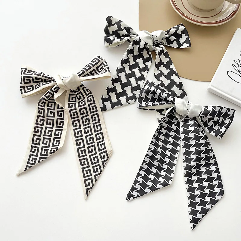 Polk Dot Printing Orange Green Purple Yellow Blue Candy Color Narrow Small Silk Stain Twill Long Hair Ribbon Wrist Head Scarves