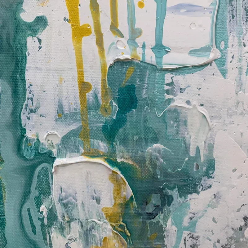 Wall Art Decoration Abstract Green Black and White Canvas Painting Hand Made Oil Painting Canvas Art