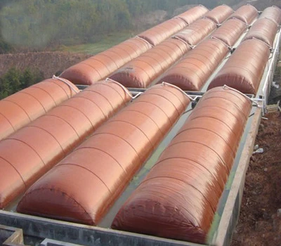 Wholesale portable biogas storage Water-proof durable pvc biogas storage bag Cylindrical Methane Gas Bag