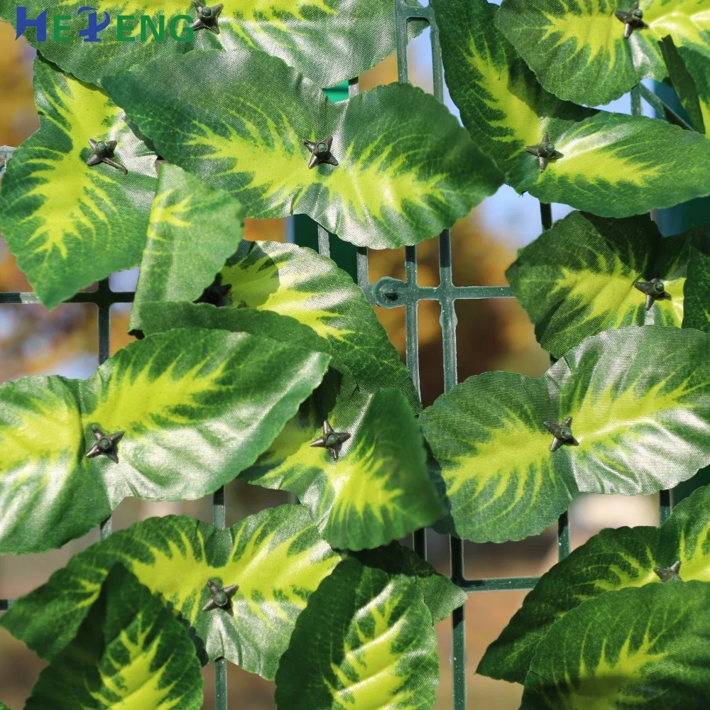 Artificial IVY Privacy Fence Garden Decoration 1X3 M Privacy Screen Balcony Artificial Leaf Fence Simulation Green Plant