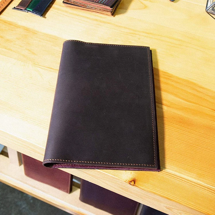 Business Executive PU Leather Cover Notepad Portfolio File Folder