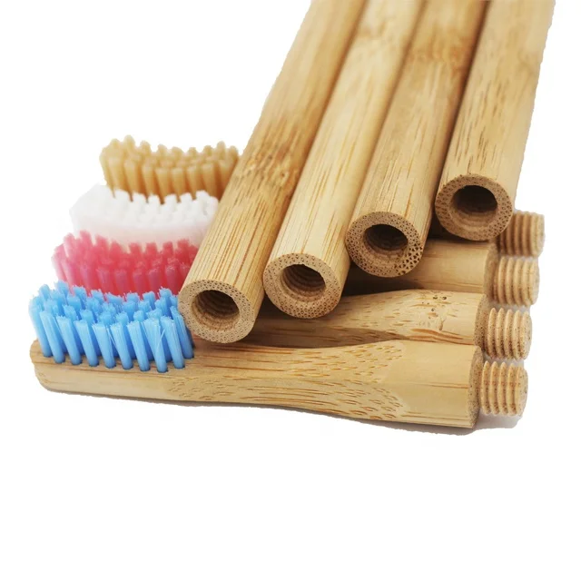 Free Sample Custom Wholesale Biodegradable Eco Friendly Black Soft Bamboo Tooth Brush Charcoal Bambo Bambu Bamboo Toothbrush