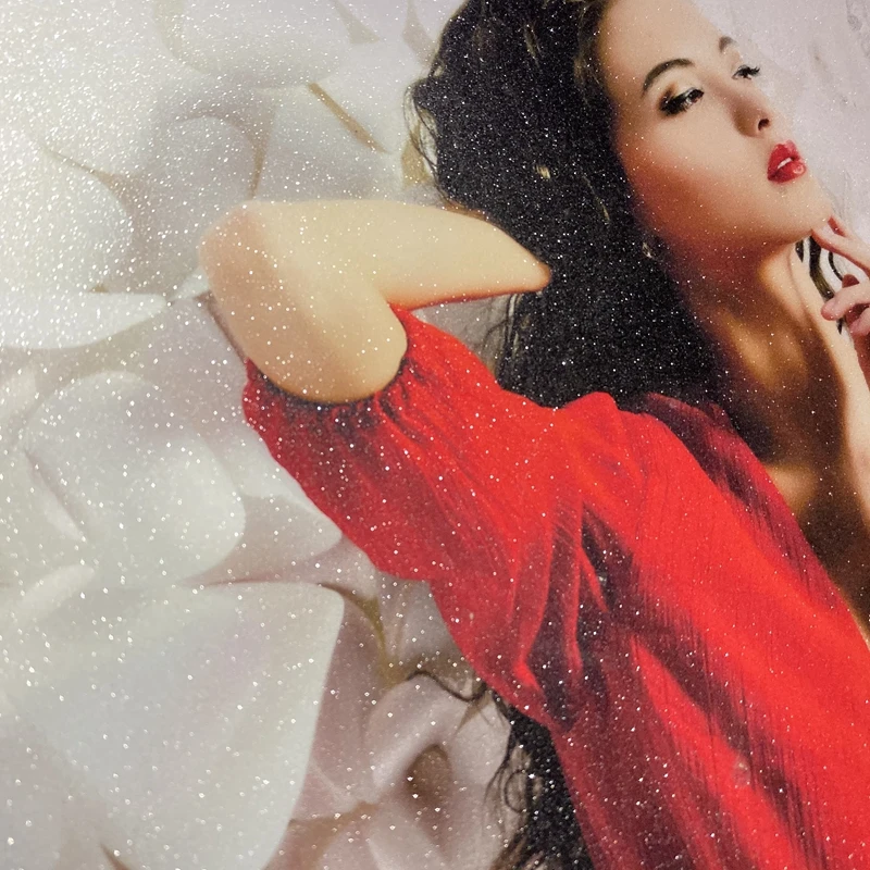 Sparkling Cold Lamination Film  PVC Scratch-resistant Flash Film  for  Picture /Photo Decoration and Protection