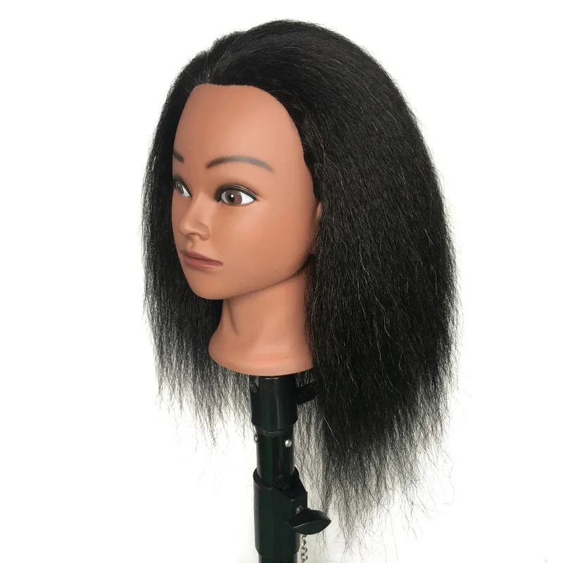 Fast Delivery Wholesale Great Mannequin Head Barber Training Head Mannequin with Human Hair