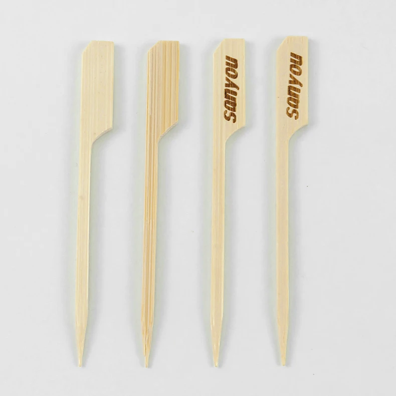 LOW MOQ LOGO Custom Sample Free bamboo skewers kebab Bamboo Sticks for kites