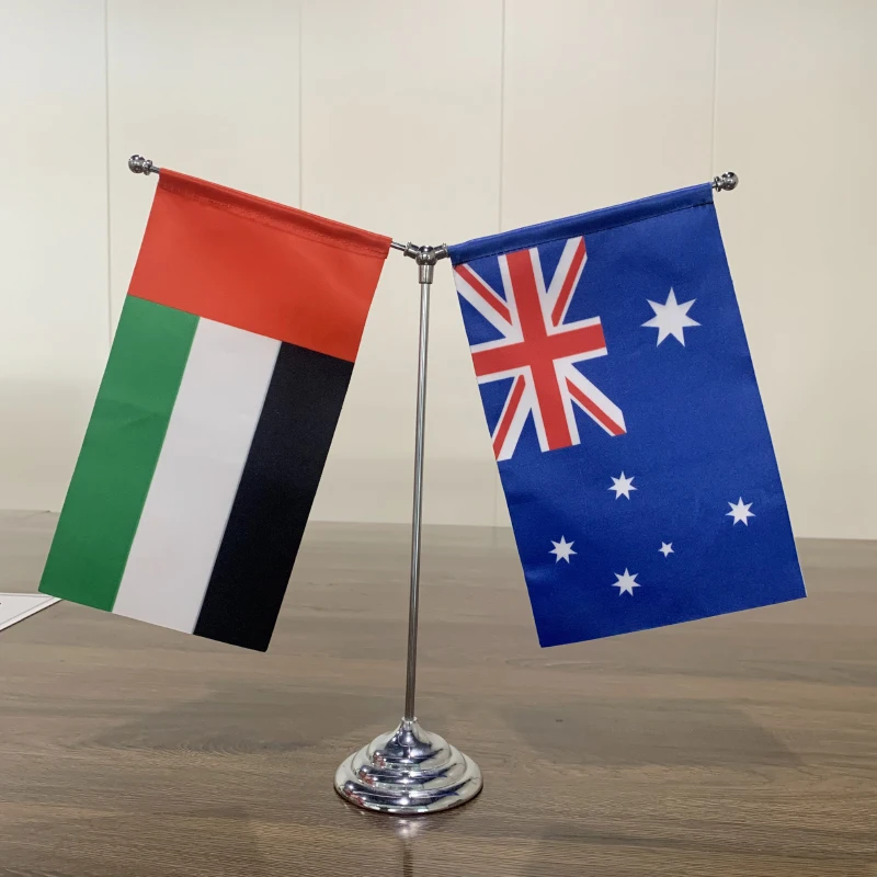 Wholesale 50 Countries Desk Flags Custom Desk Flag Campaign International Country Office Table Flag With Stand and Pole