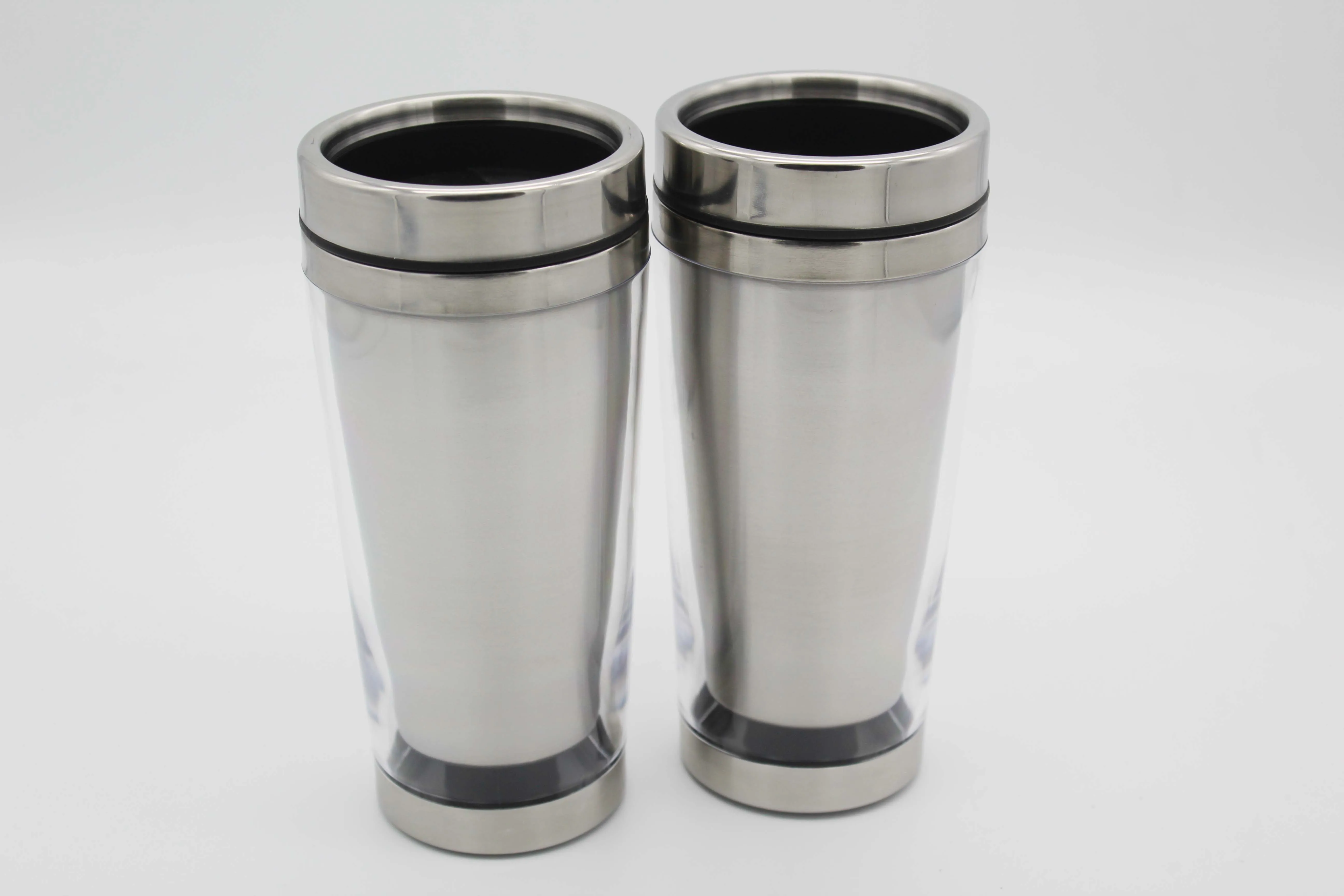 Travel Coffee Mug with photo insert travel mug Insulated Tumbler Cup 16oz 2 type leakproof lid