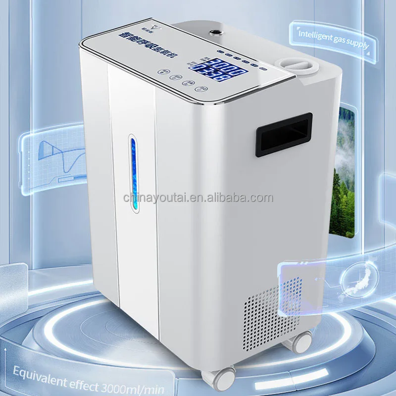 2024 New Design Household Hydrogen Generator High Purity 99.99% Hydrogenoxygen Generator Machine 3000ml/Min