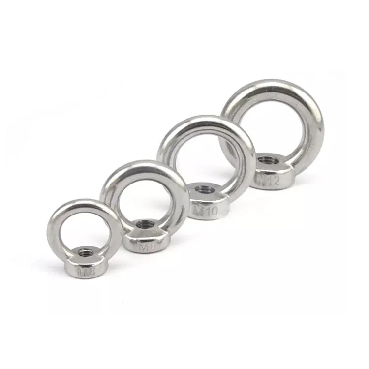 Hot Sale Stainless Steel Eye Bolt Screw Rings Round Bolt Manufacturer M12 M10
