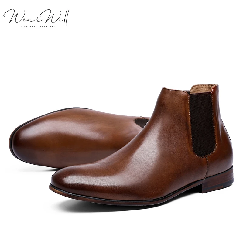 
Latest Style Hot Selling Fashion Genuine Leather Dress Shoes Men Shoes 