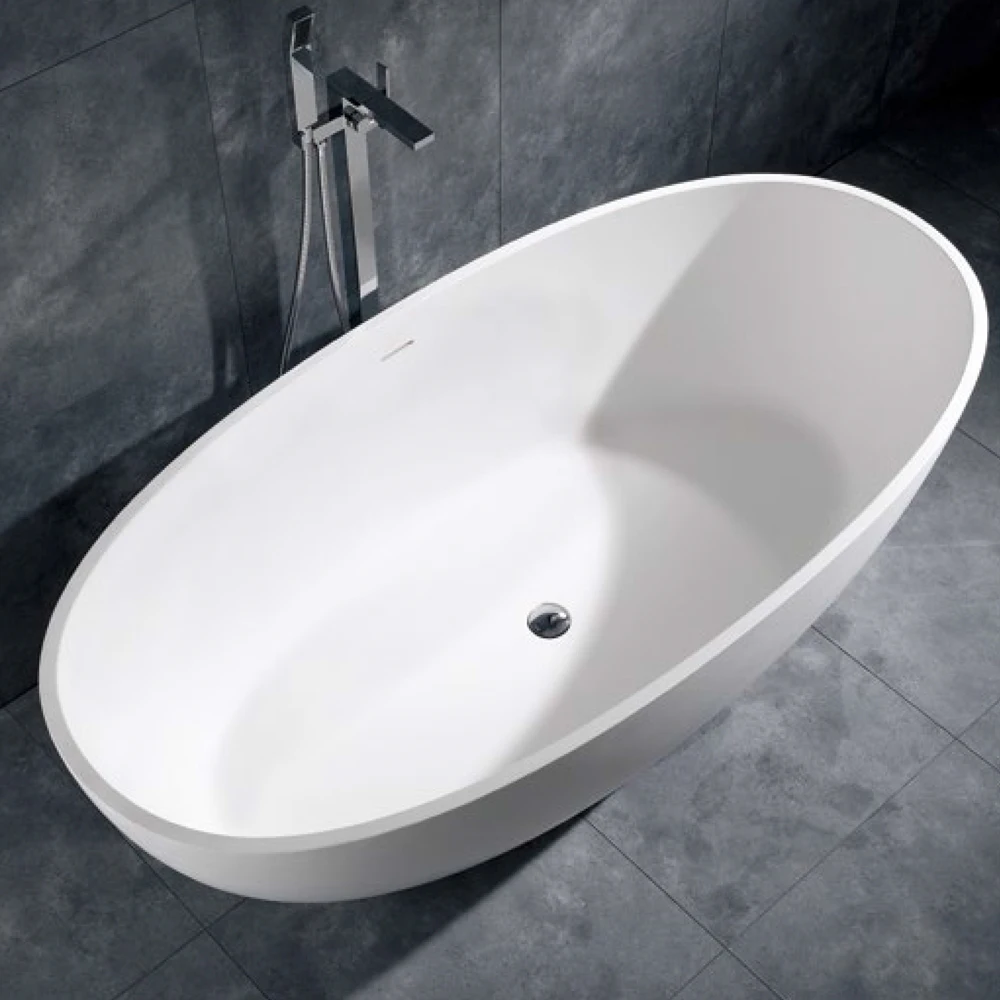 Thin edge 2 Person Freestanding White  Acrylic Rectangle Shape Big Baths for Sale straight Bathtub