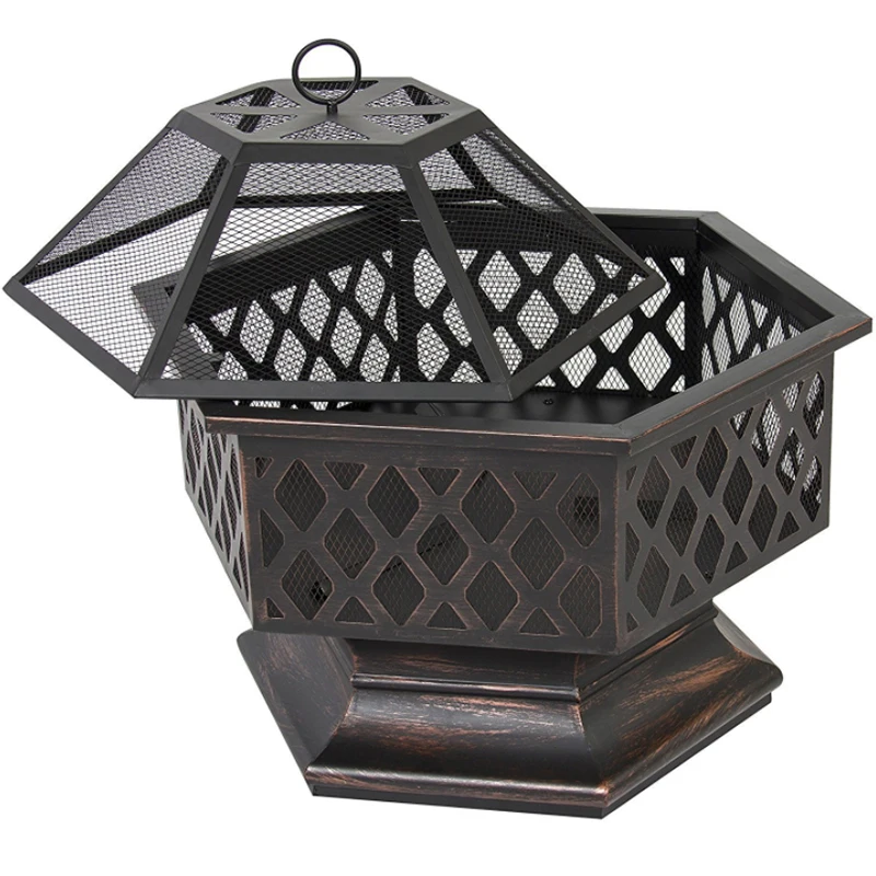 Hot Sale Tabletop Half Sphere Portable Fire Pit Bowl Firepit