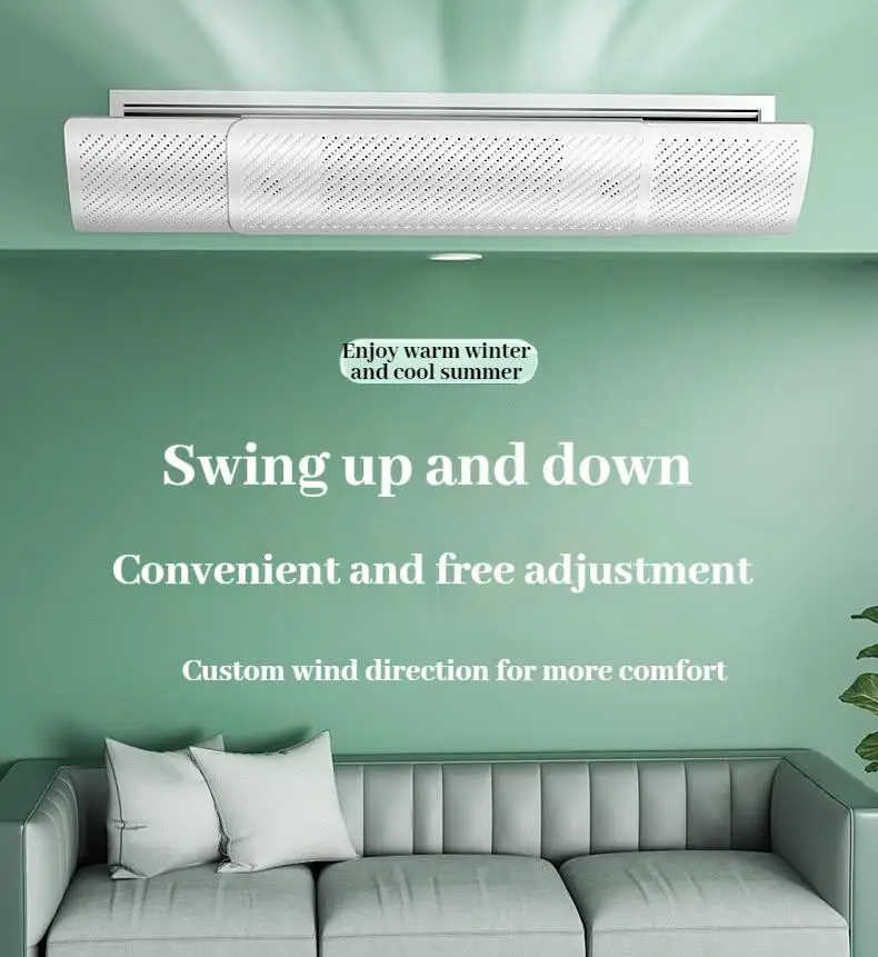 Household Adjustable air conditioner deflector Wing Type AC Windshield Wind Air Conditioner Wind Deflector Nail-free Adjustable