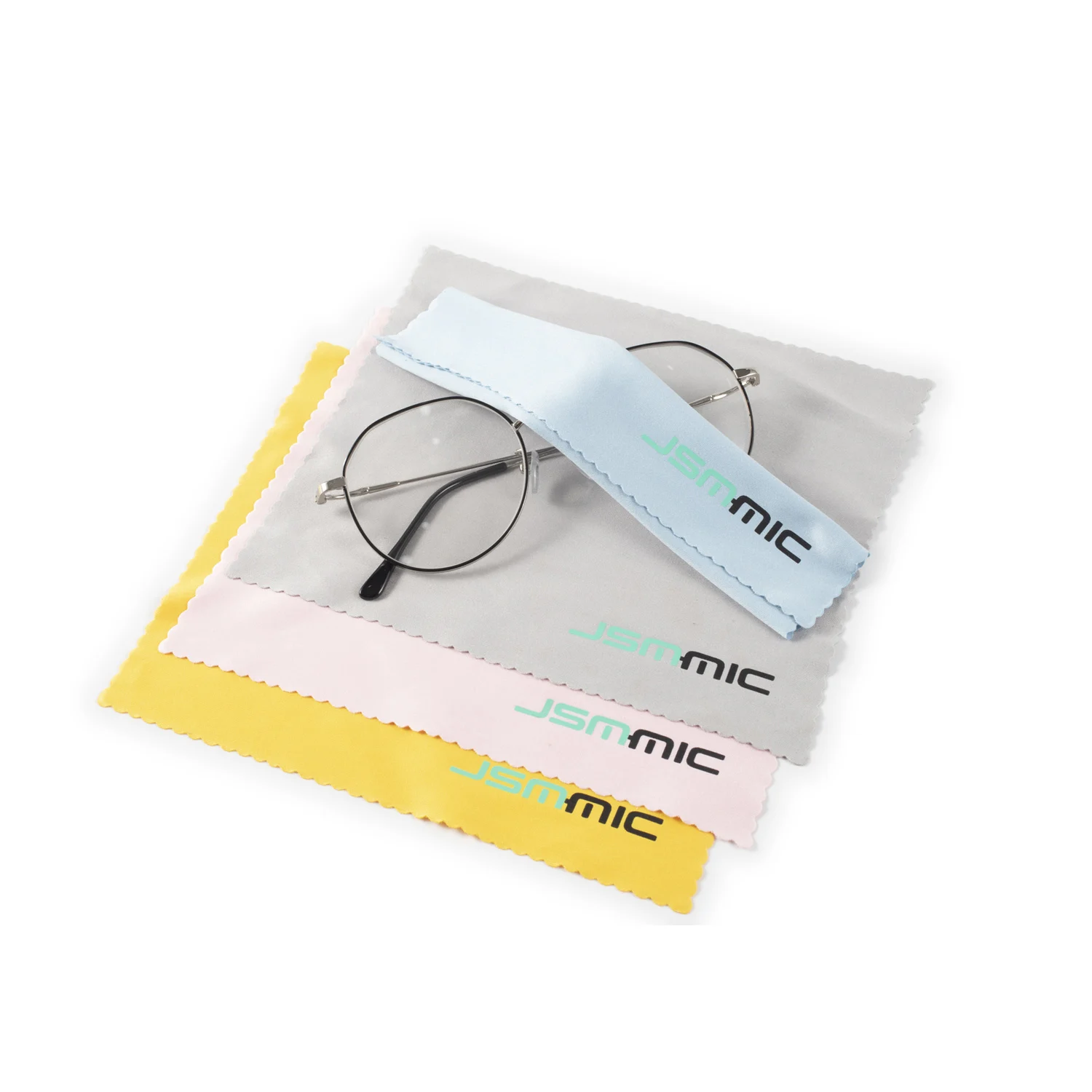 Custom Logo Screen printing Micro Fiber Microfiber Sunglasses Glasses Optical Lens Cleaning Cloth For Watch and Eyewear