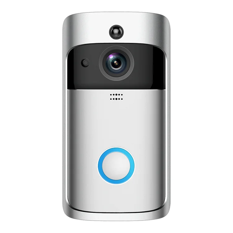 smart wireless doorbell 720p hd security home camera real-time video two-way talk wifi doorbell camera