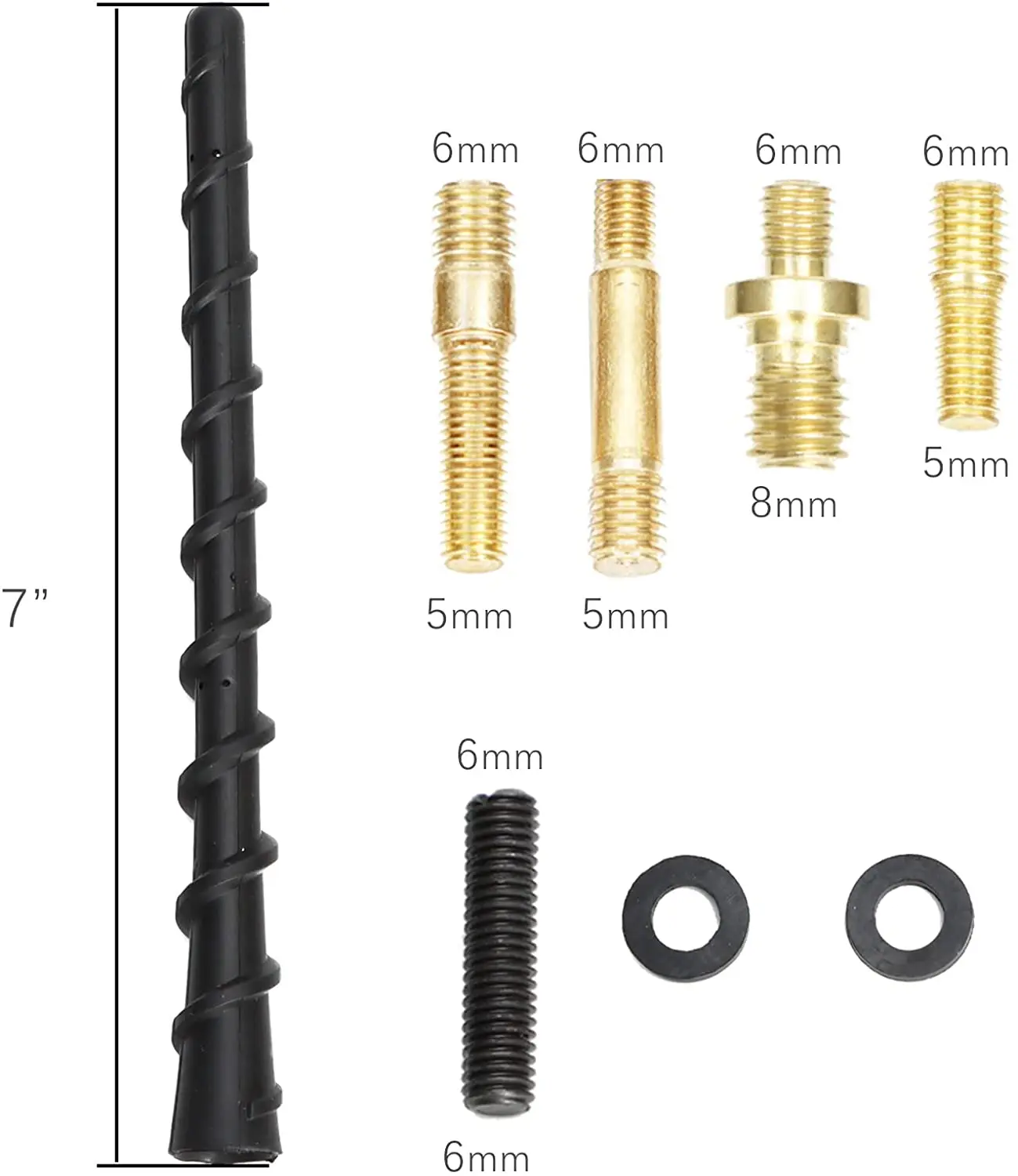 7 дюймов автомобиля радио антенна набор запасных частей для 2011-2013 Jeep Grand Cherokee 2013-2016 Dodge Dart 68297936AA 5091100AA 5091100AB