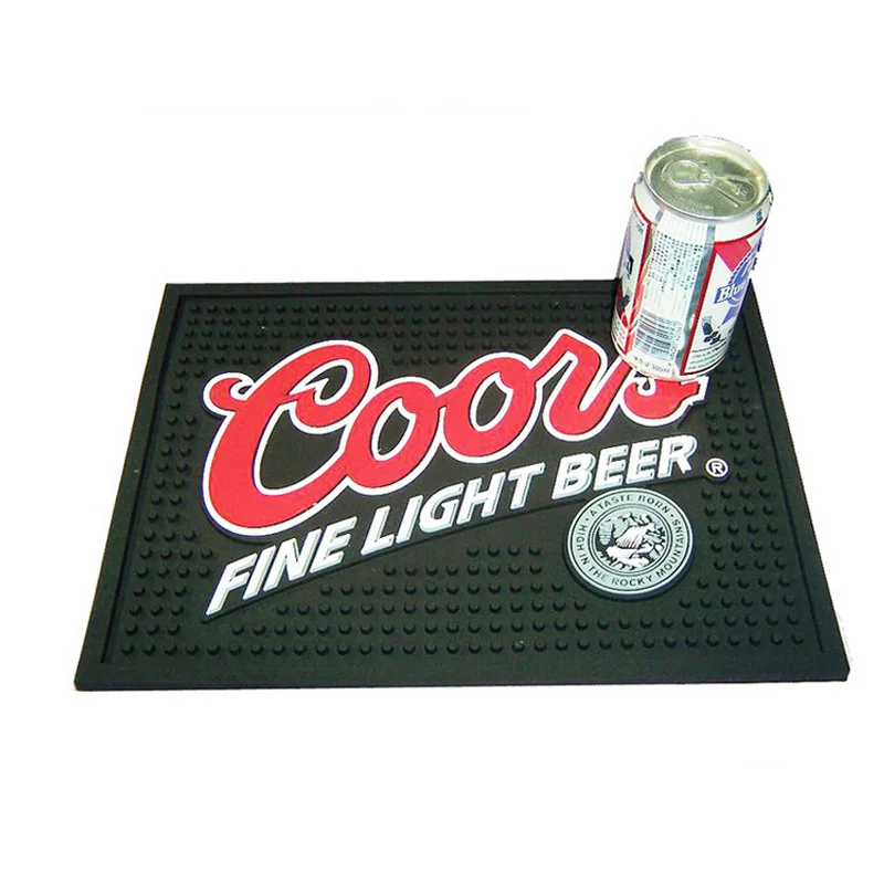 Buy Eco-friendly Custom Logo Printed Blank Anti Slip Pvc Bar Mats Bar Runners For Bar Party Kitchen Use