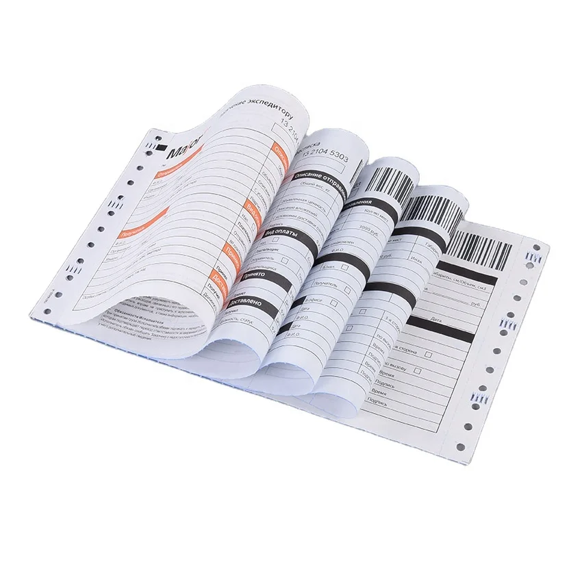 Custom Printing International Express Air Waybill Printing Courier Air Waybill for Ups Ems Dhl Barcode