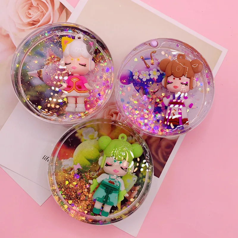 New children educational toy slime manufacturer wholesale doll foam decompression cartoon high transparency crystal clay