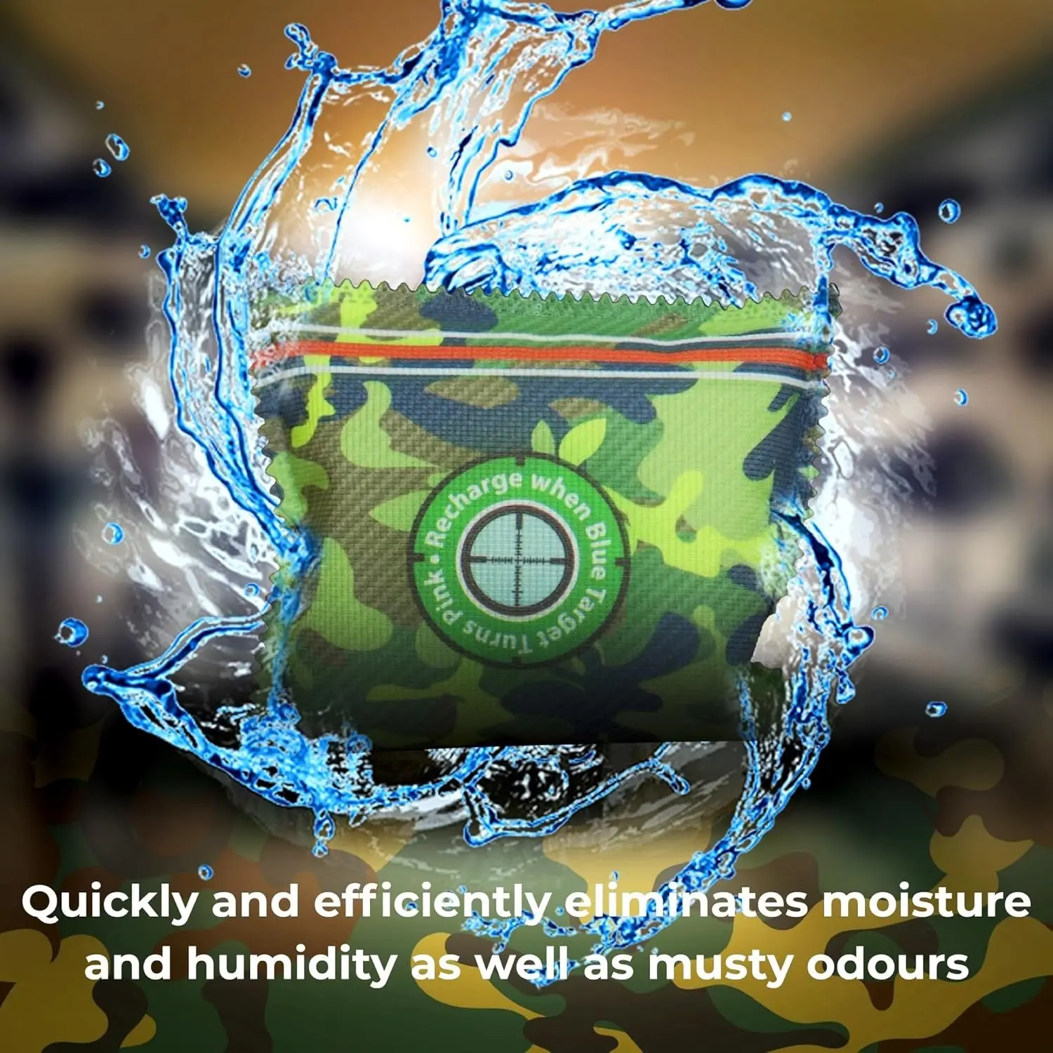 Safe Silica gel Dehumidifier Camouflage Rechargeable Desiccant Dehumidifier Bags Reusable Absorbs Moisture Humidity for car