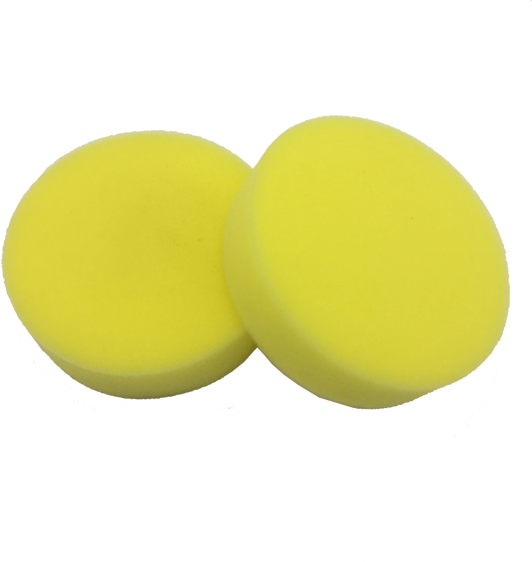 High Density Applicator Round Yellow Sponge Waxing Pad