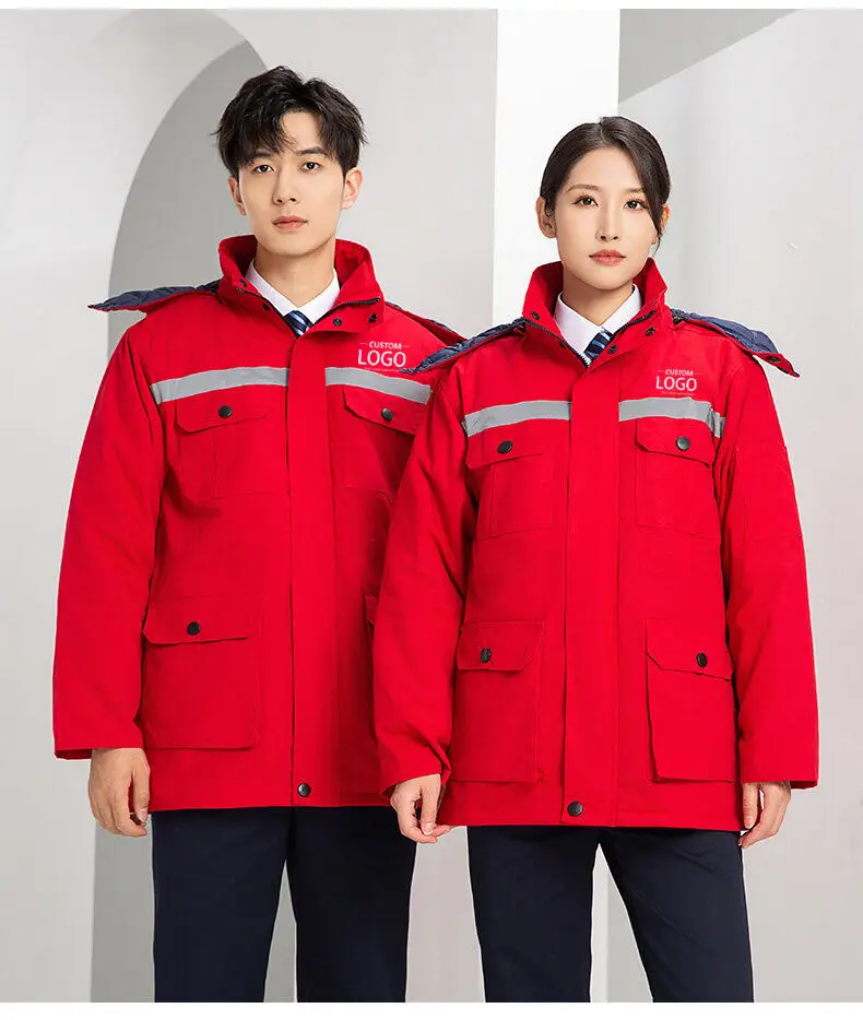 Winter Warm Work Clothes For Man And Woman Coal Mine Workwear Mechanic Construction Workwear Jacket