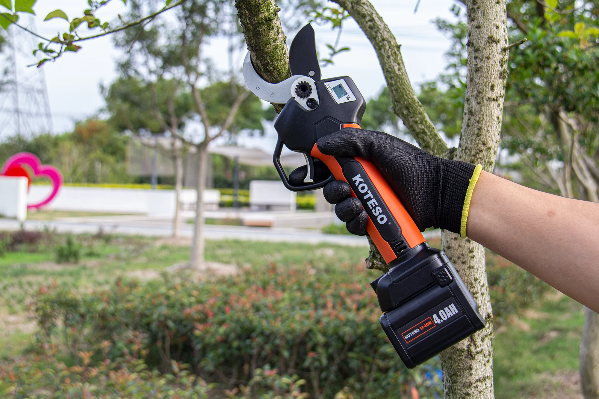 cordless Electric Progressive function pruning shears 40 mm tree electric Pruning Scissors